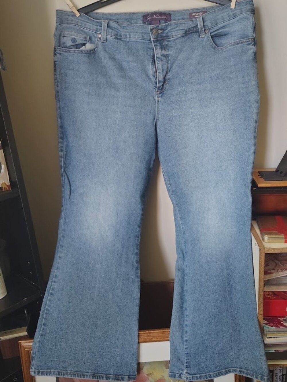 Women's 'Gloria Vanderbilt "Amanda"' Mid Rise Bootcut Jeans Size 20WS(Short)